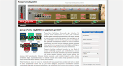 Desktop Screenshot of pasaportumukaybettim.com