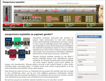 Tablet Screenshot of pasaportumukaybettim.com